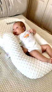 Baby Pillow Slope Pillow Breastfeeding PillowAnti reflux pillow prevents vomiting bloating 0-12 months