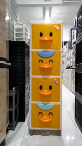 Lemari Plastik Club Alfa Duck Yellow Locker Pintu
