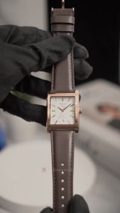 Jam Tangan Pria Alexandre Christie Primo AC 1039 MDLRGSL White Dial Brown Leather Strap