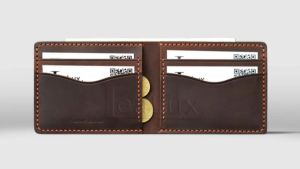 Ví Nam Da Sáp Mini Dáng Ngang Handmade LEALUX Mini Handmade 4