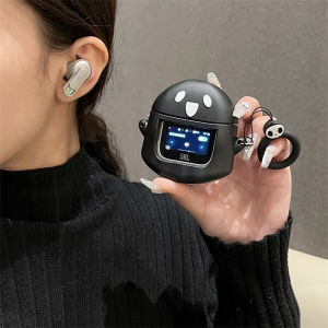 Ghostly Silicone Protective Case for JBL TOUR PRO2 Wireless Bluetooth Earphones Anti-Fall Cartoon Design Apple Compatible