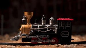 Vintage style train toy set with music 15pcs Classic train & railway for kid Kereta Api elektrik muzik Electric train Mainan keretapi kanak 复古火车