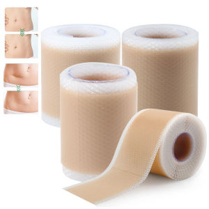 1 Roll Easy-Tear Silicone Gel Tape Roll - Wound Dressing Sticky Bandage Water Shower-proof- Latex-FreeAdhesiveSoft Flexible