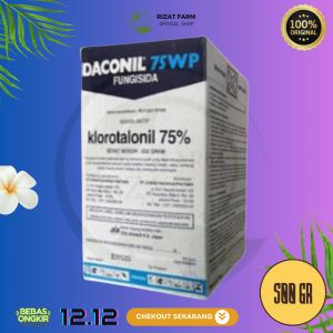 Daconil 75wp Original Fungisida Bahan Aktif Klorotalonil