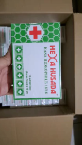 HEXA HUSADA Kasa Hidrofil Hexa 16x16 isi 12 lembar Kemasan Box Ukuran 16 cm x 16 cm