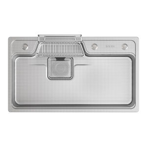 TAOSHI | Thickened Grained Stainless Steel Sink Single Basin