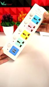 [VỪA MỞ BÁN] Ổ Cắm Điện USB Đa Năng Cao Cấp Chống Giật Dây Dài 4m 2 Cổng Cắm USB Có Chốt An Toàn Tiện Dụng