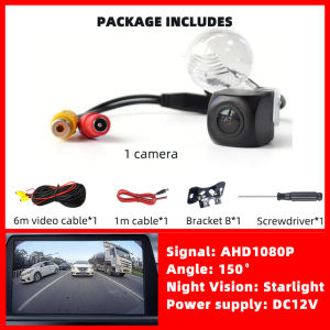 HD Rear View Backup Camera Reverse AHD or CVBS License Plate Light Fits Suzuki Alto SX4 Swift Grand Vitara Jimny Splash APV..