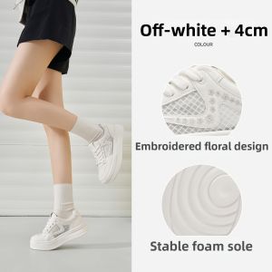 Josiny | Breathable Thick Sole Womens Canvas Sneakers