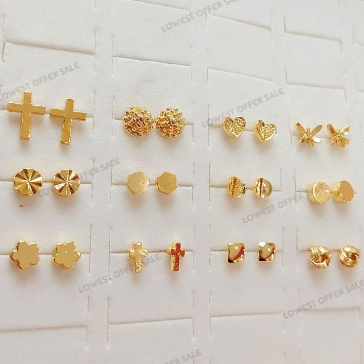 Adorable Earring 24k Bangkok Gold Plated Womens Fashion Lazada