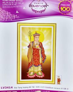 [HCM]Tranh thêu chữ thập Quan Thế Âm Bồ Tát LV3389 - kích thước 50 * 70