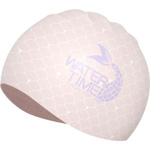 WATERTIME | Women Extra Large Long Hair No-pressure Printing Mermaid Series Silicone Swim Cap