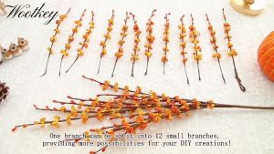 High-grade artificial jasmine branches realistic and durable a must-have for wedding and Christmas decorations