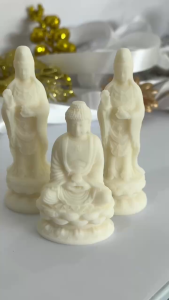 Tượng Phật Thích Ca Mâu Ni Đài Sen – Quan Thế Âm Bồ Tát Ngồi Thiền Thờ Cúng Trang Nghiêm