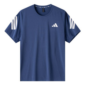 adidas | Áo Thun Chạy Bộ Thông Thường Dành Cho Nam Adidas Quần Áo Thể Thao Ngắn Tay Tập Thể Dục JZ7692 Polyester Trang Phục Chạy Bộ Hiệu Suất Cao