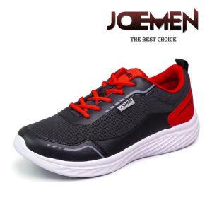 Sepatu Pria Joemen J 65 Merah Free Insole Kesehatan Sneakers Brand Lokal Kasual Sekolah Laki Casual