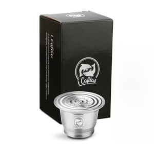 i Cafilas | Icafiras Nespresso Reusable Coffee Capsule Stainless Steel Refillable Filters Fit for Inissia & Pixie Coffee Maker Dosing Ring
