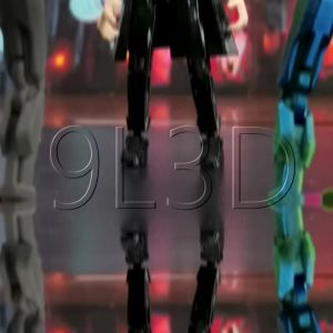 Bandai | 9L3D Sci-fi Armored Warrior Figure Mecha Style Cool Uniform Warrior Action Figure Muscular Anime Character Movable Joint Model