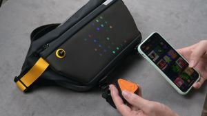 Divoom Pixoo SlingBag & V – LED Pixel Display Crossbody Bag Tech Backpack for Gamers & Creators