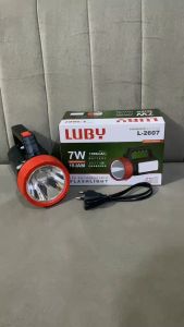 Luby Senter Tangan LED 2in1 L-2607 7Watt + 27 LED SMD Cahaya Putih Rechargeable 10 Jam 500 Meter