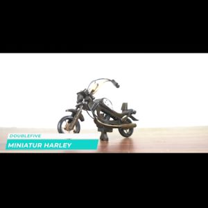 BAYAR DITEMPAT ( COD ) Handmade Miniature MOTOR HARLEY Kayu Aksen Dekorative