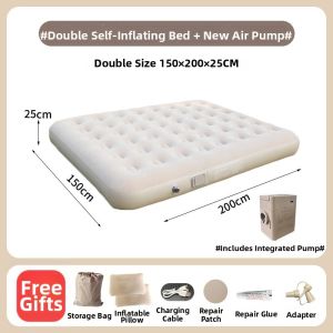 Elevated Thickened Automatic Inflatable Mattress