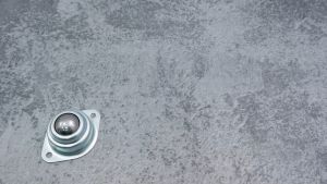 4ชิ้น ลูกล้อแบริ่ง ทรงกลม แบบสกรู ลูกล้อหมุน สเตนเลส โลหะ ลูกบอลลำเลียง เหมาะสำหรับพื้นไม้ Ball Transfer