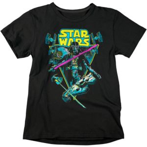 Star Wars Peripheral Print Mens and Womens T-shirts 2025 American Summer Sports Loose and Comfortable Round Neck Short Sleeves