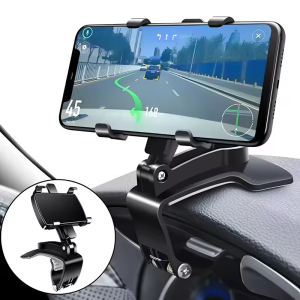 Car Mobile Phone Holder 360° Rotation Dash Board Easy Clip Mount Stand Universal GPS Navigation Bracket Portable Car Phone Stand