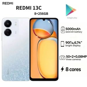 Redmi | 2026 Newest Redmi 13C 2026 Global Smartphone 6.74 Inch Display 8GB RAM 256GB Storage Classic Premium Mobile Device