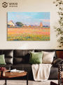 JILEDUO | Fresh and Healing Landscape Oil Painting Decorative Wall Art. 