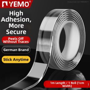 YEMO | Waterproof High Adhesive Non-Marking Wall-Friendly Transparent Tape