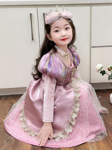 Baby Girl Lolita Princess Dress Mermaid Lolita Pettiskirt Female Little Kids Dress Girl Birthday Dress