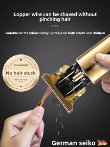 MONLEYTA | German Precision Electric Hair Clippers Mens Shaving Razor Dual Use Bald Head Grooming Device Stainless Steel Single Blade