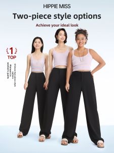 HIPPIE MISS | Leisure Draped Slimming Trousers