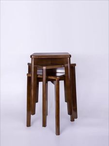 Multifunctional Stacking Wooden Stool