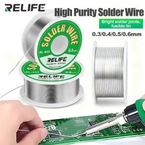 RELIFE RL-445 High Purity Rosin Core Solder Wire 0.3 0.4 0.5 0.6mm 25g for Phone PCB IC Chip Repair Welding