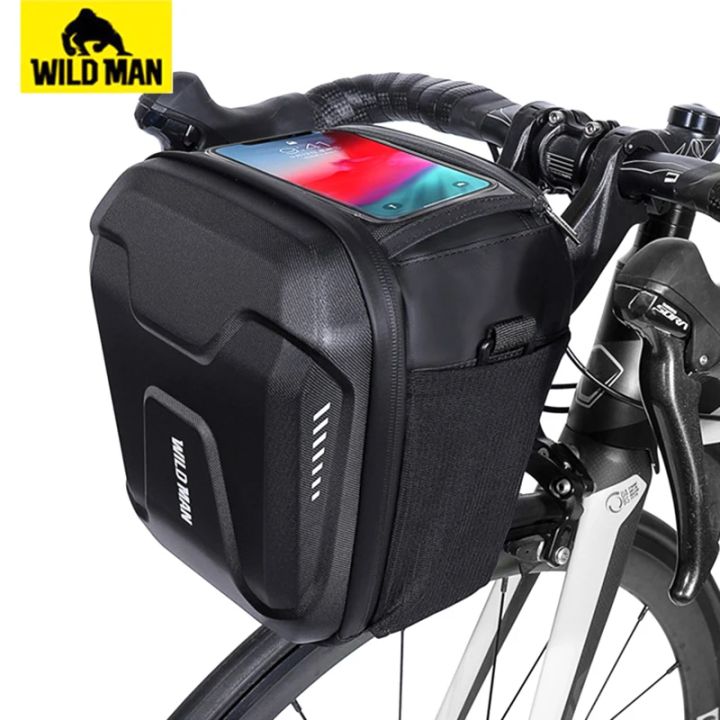 WILD MAN Rainproof Bike Front Bag Multifunctional Bicycle