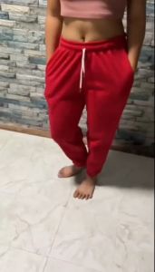TWO TONE JOGGER PANTS FOR MEN AND WOMEN SUITABLE FOR BOTH GENDER FIT TO LARGE IN COTTON BRASS FABRIC