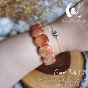 Coral Jade Soft Bangle Orange Bracelet for Year 2024