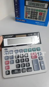 【READY STOCK🛒】14 Digits Check & Correct Calculator Big Display Two Way Power Desktop Calculator CT-2130C