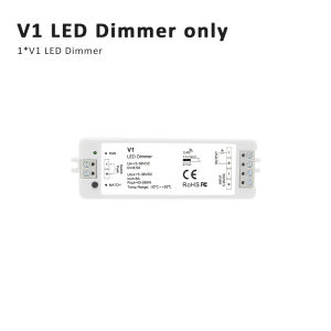 MJJC | Single Color LED Dimmer 5V 12V 24V 36V 8A Dimming 2835 5050 FCOB Strip Light Controller RF 2.4G Wireless Touch Remote Control V1