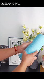 SEAMETAL 20pcs/roll Removable Car Microfiber Cleaning Towel Reusable Absorbent Lazy Rag Multifunction Hand Torn Towel for Car Home