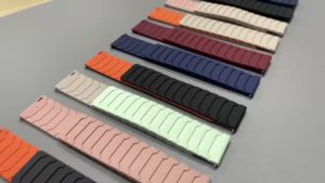 Magnetic Silicone Strap For Amazfit Helio Strap Sport Replacement 22mm Wristband For Amazfit Helio Bracelet Correa Accessories