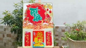 Lịch tết 2026 lịch gỗ treo tường tráng gương Cá Chép Tài Lộc thích hợp treo phòng khách làm quà tặng