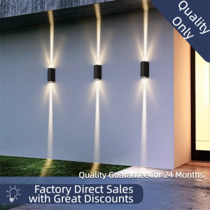 LED Indoor Outdoor Wall Lamps Villa Courtyard Pillar Spotlight Stair Lighting Boundary Home Illumination