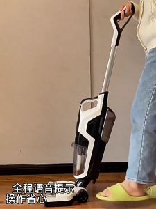【One-year warranty】DOVVA Smart Cordless Vacuum Cleaner 2-IN-1 Wet and Dry Vacuum Cleaner & Floor Washer Self Cleaning | 99.9% Sterilization