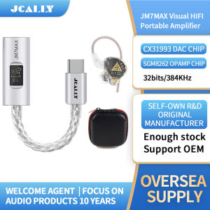 JCALLY JM7 MAX CX31993 Hifi DAC Type-C to 3.5mm Digital Audio Decoding Portable Headphone Amplifier DAC Type C to 3.5mm LXDA AMP