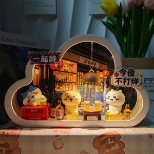 Creative Chiikawa Little Eight Uzaki Figurine Birthday Valentines Day Gift for Boyfriend Girlfriend Decorative Gift Box