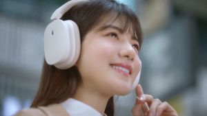 Base us H1 Wireless Headphone 40dB ANC/ENC Active Noise Cancellation Headphone Bluetooth 5.2 Headsets with 4 Mic ANC Headphone